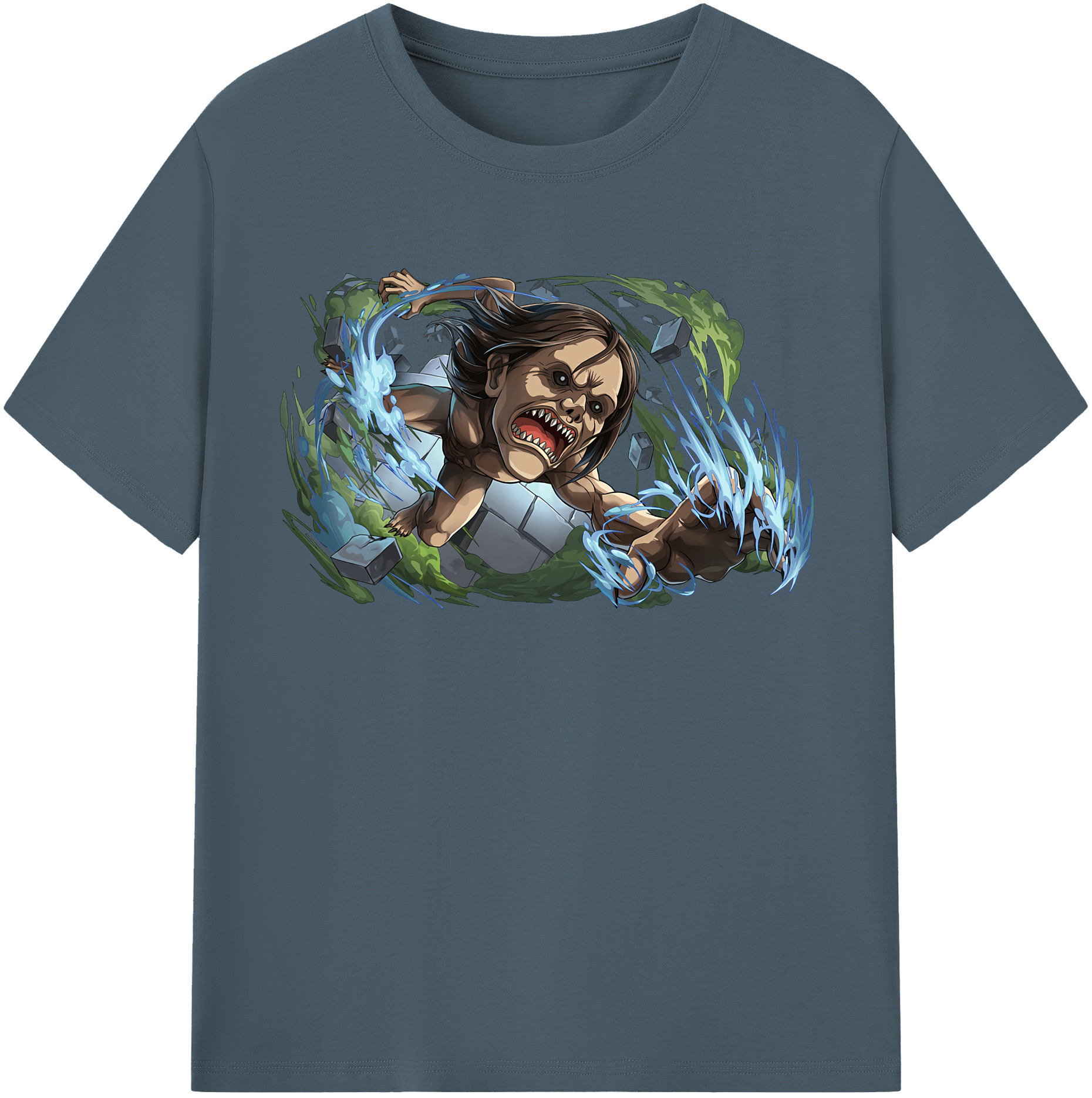 （画像用） 進撃の巨人 Attack on Titan 綿100％半袖Tシャツ（フロントプリント）